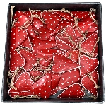 HerzHänger Teal, rot, Metall, 5,5x0,5x8 cm