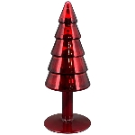 TannenBaum Vitreous, rot, Glas, 8x8x21 cm