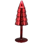 TannenBaum Vitreous, rot, Glas, 10x10x31 cm