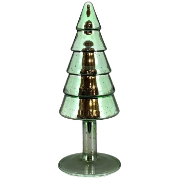 TannenBaum Vitreous, grün, Glas, 8x8x21 cm