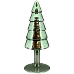 TannenBaum Vitreous, grün, Glas, 8x8x21 cm