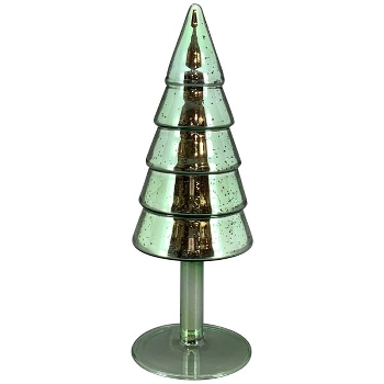 TannenBaum Vitreous, grün, Glas, 9x9x26 cm
