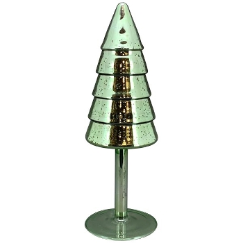 TannenBaum Vitreous, grün, Glas, 10x10x31 cm