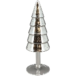 TannenBaum Vitreous, silber, Glas, 9x9x26 cm