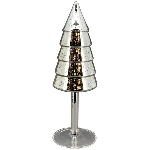 TannenBaum Vitreous, silber, Glas, 10x10x31 cm