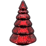 TannenBaum Vitreous, rot, Glas, 12x12x20 cm