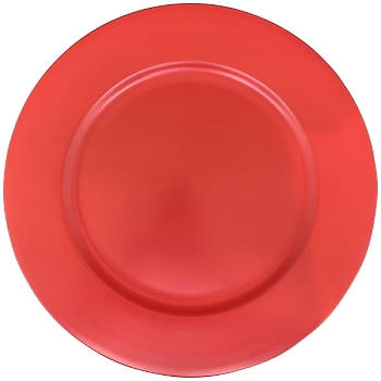 Platzteller AVOIR, rot, PP, 33x33x2 cm