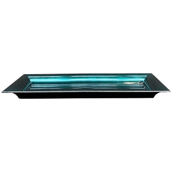 Platzteller AVOIR, dunkelgrün, PP, 28x0,1x12 cm