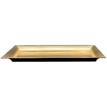 Platzteller AVOIR, gold, PP, 28x0,1x12 cm