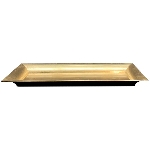 Platzteller AVOIR, gold, PP, 28x0,1x12 cm