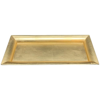 Platzteller AVOIR, gold, PP, 28x0,1x12 cm