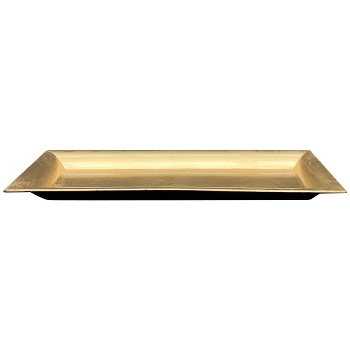 Platzteller AVOIR, gold, PP, 36x0,1x17 cm