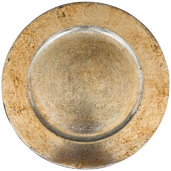 Platzteller AVOIR, silber, PP, 33x33x2 cm