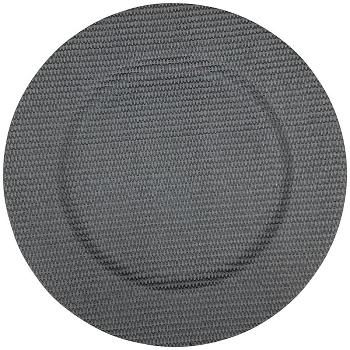 PlatzTeller AVOIR, schwarz, PP/PU, 33x33x2 cm