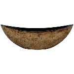 Schale AVOIR, silber, PP, 55x14,5x17,5 cm
