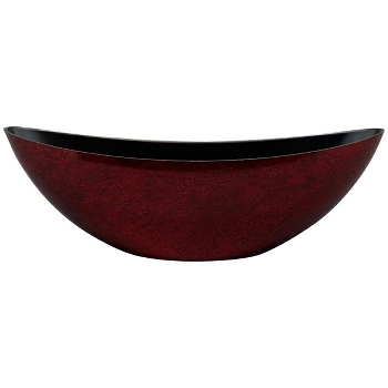 Schale AVOIR, rot, PP, 34x10x11 cm