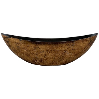 Schale AVOIR, gold, PP, 55x14,5x17,5 cm