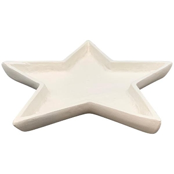 SternTablett Dazz, Alu, creme, 15x3x15 cm