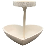 KerzenHalter Dazz, Alu, creme, 15x15x10 cm