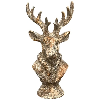 RentierKopf Valo, Polyresin, 20,5x14,5x38,5 cm