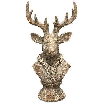 RentierKopf Valo, Polyresin, 27,5x17x49 cm