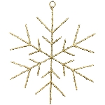 SchneeFlocke LED Lumière, Metal, 40x2x40 cm