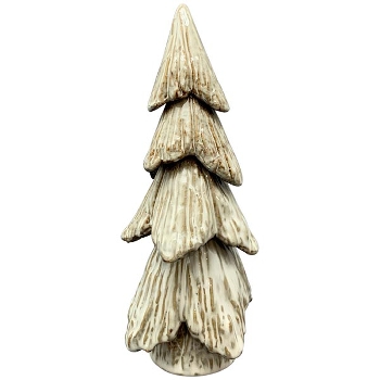 TannenBaum Marta, braun, Steingut, 11x11x26 cm
