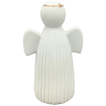 Engel Ivory, weiß, Porzellan, 6x4,4x9,8 cm