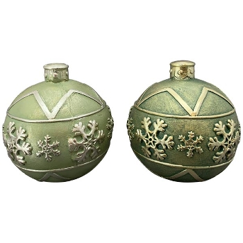 Kugel Lilian, grün, Magnesia, 21,5x21,5x21,6 cm