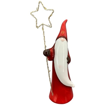 Santa mit LED Chrissie, Dolomite, 13x7x24 cm