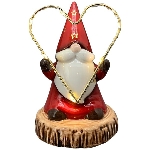 Santa mit LED Chrissie, Dolomite, 8x8x13 cm