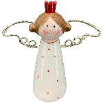 Engel mit LED Chrissie, Dolomite, 11x11,5x4,5 cm