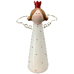Engel mit LED Chrissie, Dolomite, 8,7x16,8x23,5 cm