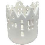 Windlicht Ivory, Porzellan, 7,3x7,3x8 cm