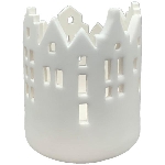 Windlicht Ivory, Porzellan, 7,3x7,3x8 cm