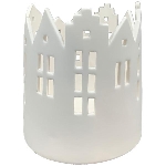 Windlicht Ivory, Porzellan, 13x13x13,6 cm