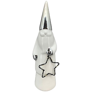 LED Santa ArgenT, Dolomite, 7,2x7,2x25,8 cm