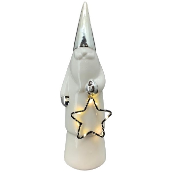 LED Santa ArgenT, Dolomite, 7,2x7,2x25,8 cm