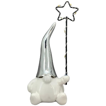 LED Santa ArgenT, Dolomite, 7x6,5x17 cm