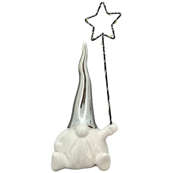 LED Santa ArgenT, Dolomite, 9x8x23 cm