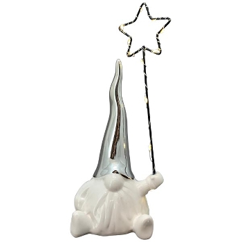 LED Santa ArgenT, Dolomite, 9x8x23 cm