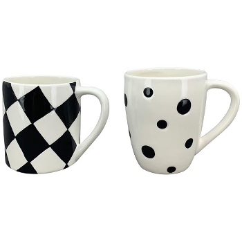 Tasse NoirBlanc, Dolomite, 13,5x8,7x9,8 cm