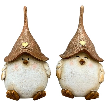 Vogel Lilian, Polyresin, 7x6x13,5 cm
