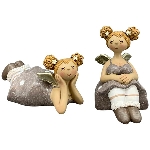 Engel Lilian, Polyresin, 7,8x4,8x4,2 cm, 4,2x5,5x6 cm