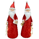 LED Santa Lilian, Polyresin, 7,5x6x23 cm