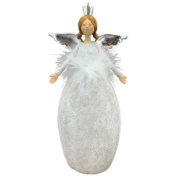 Engel Lilian, Polyresin, 13,5x7x29 cm