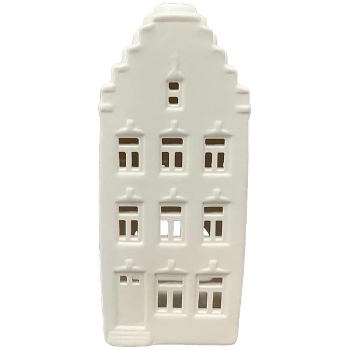 WindLicht Ivory, weiß, Porzellan, 7x5,2x17,3 cm