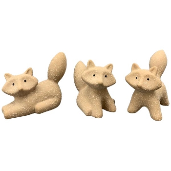 Fuchs Marta, braun, Porzellan, 10x7,8x5 cm