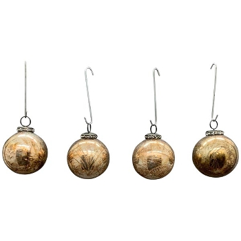Ornament Vitreous, bronze, Glas, 12x13x12 cm