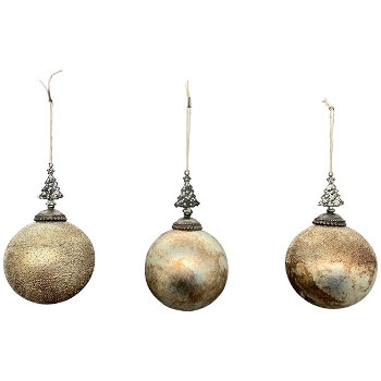 Ornament Vitreous, bronze, Glas, 8x14x8 cm